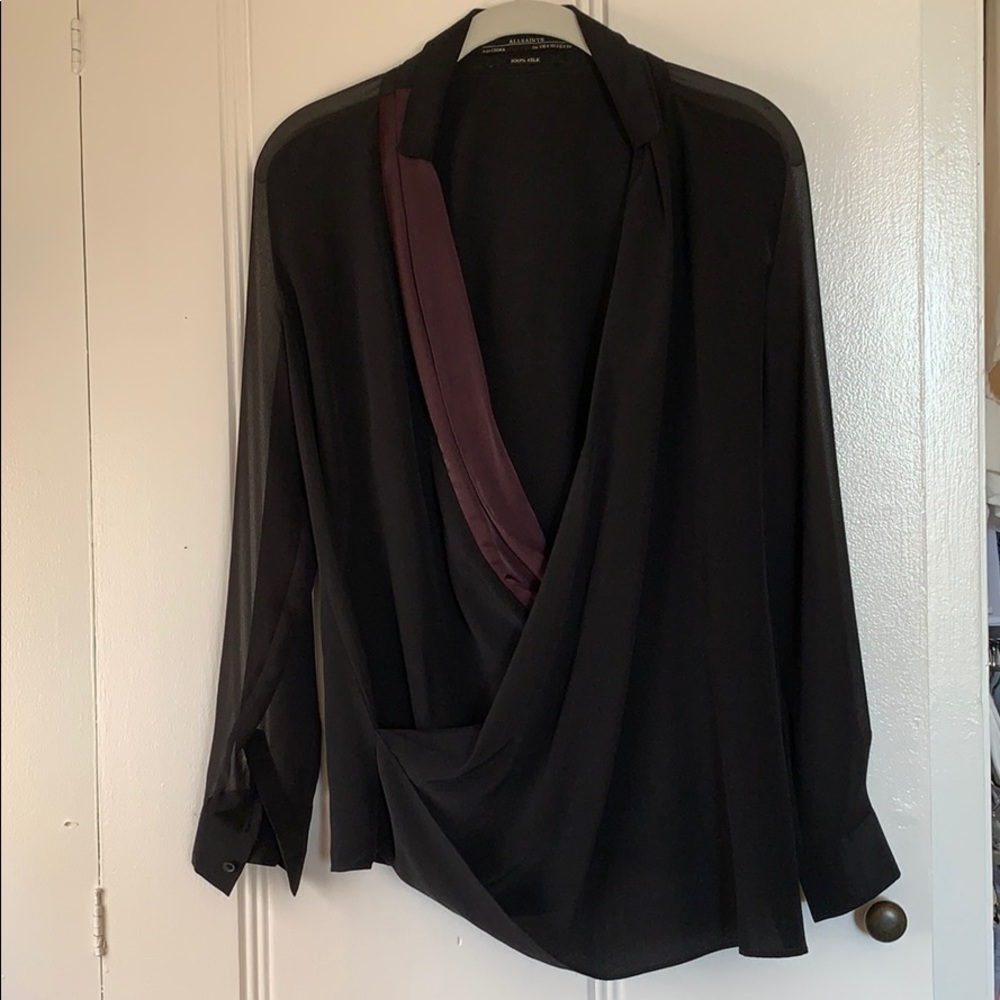 All Saint Silk Blouse